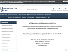 Tablet Screenshot of magnetventile-king.de